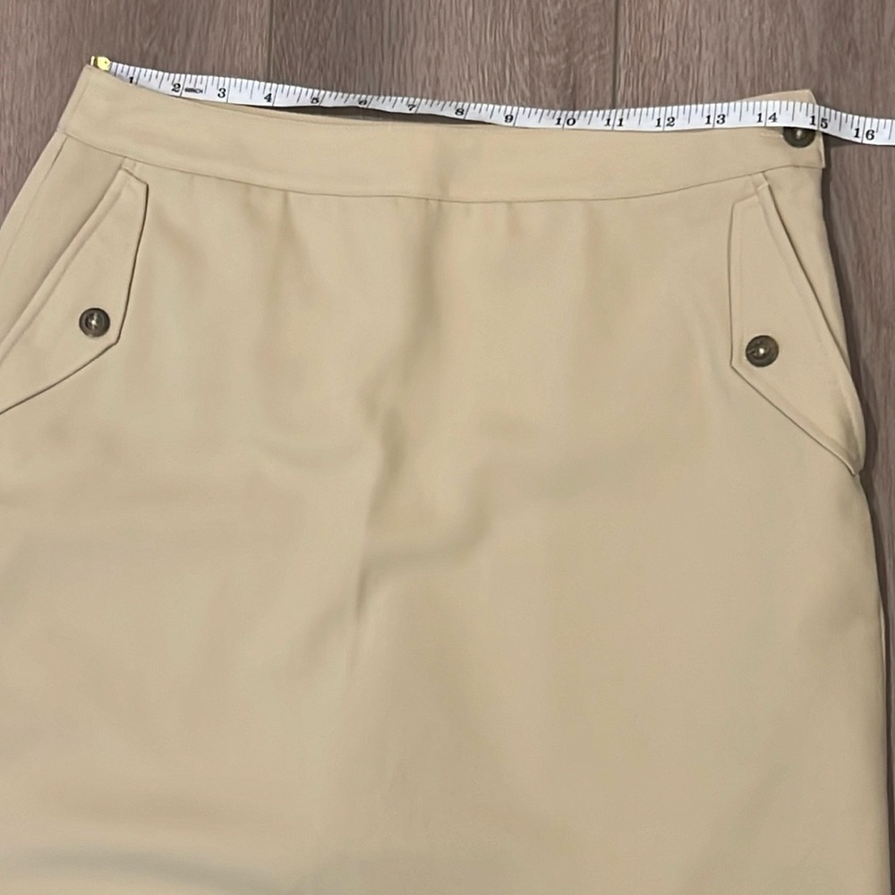 EP Pro Golf Skort in Khaki, Tan, Side Zip, Three Pocket Size 6 Athletic - Picture 6 of 15